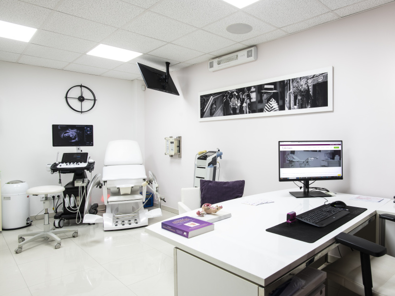 Interiér ambulancie GYNMED Žilina